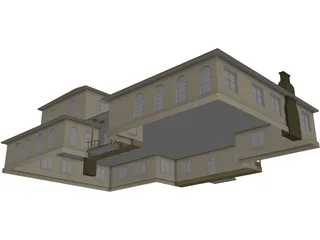 Large House 3D Model