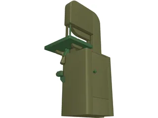 Wood Band Saw 20 in. 3D Model