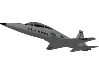 Northrop T-38 Talon 3D Model