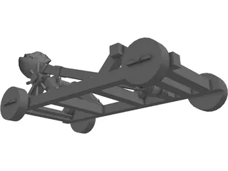 Catapult 3D Model