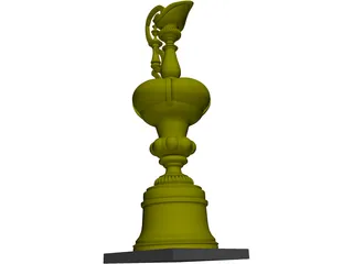 Americas Cup Trophy 3D Model