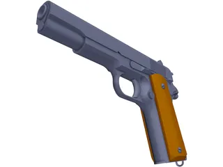 Colt 45 3D Model