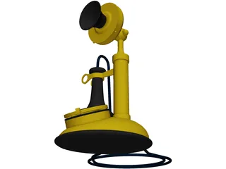 Telephone Old 3D Model