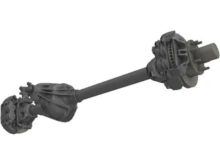 Dana 60 HP Axle 3D Model