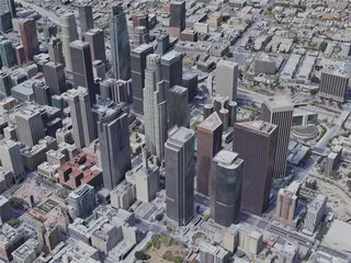 Los Angeles City, USA (2021) 3D Model