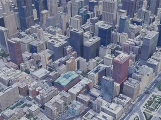 Chicago City, USA (2021) 3D Model