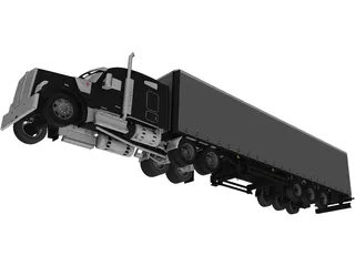 Kenworth W990 3D Model