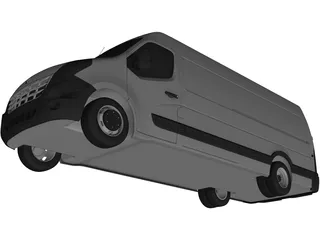 Renault Master L2H4 (2011) 3D Model