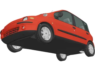 Fiat Multipla (1998) 3D Model