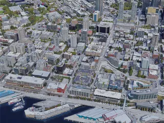 Seattle City, USA (2021) 3D Model