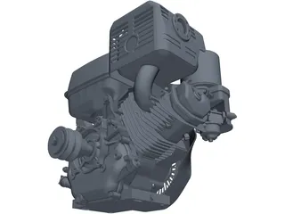 Honda GX-390 Engine 3D Model