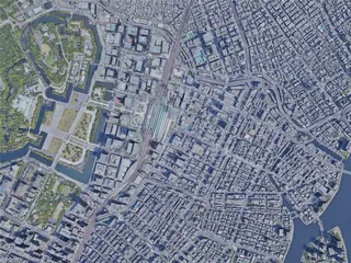 Tokyo City, Japan (2021) 3D Model