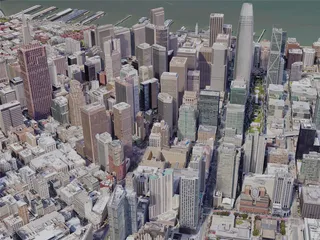 San Francisco City, USA (2022) 3D Model
