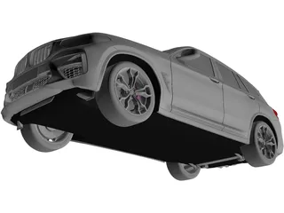 BMW X3M Competition (2020) 3D Model