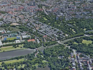 Leipzig City, Germany (2022) 3D Model