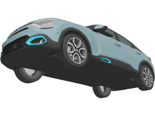 Citroen E-C4 (2020) 3D Model