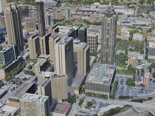 Atlanta City, GA, USA (2021) 3D Model