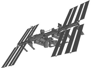 International Space Station 3D Model