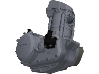 Honda CRF450 Engine 3D Model