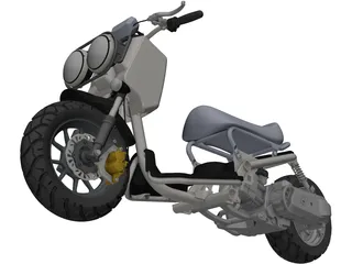 Honda Ruckus (2023) 3D Model