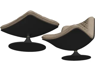 Baxter Marilyn Chair 3D Model