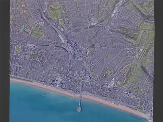 Brighton City, UK (2022) 3D Model