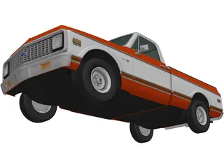 Chevrolet C10 Cheyenne (1971) 3D Model