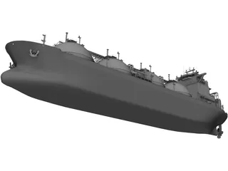 LNG Ship 3D Model