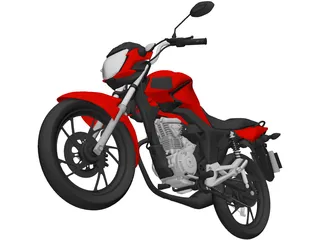 Honda Fan 160 3D Model