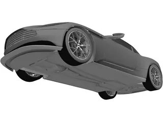 Aston Martin DB11 Volante (2019) 3D Model