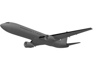 Boeing 767-200 3D Model