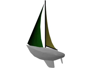 Sailboat 3D Model