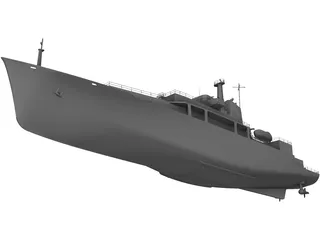 Survey Vessel 3D Model