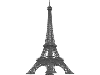 Eiffel Tower 3D Model