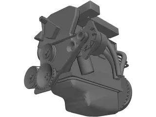 Engine 3D Model