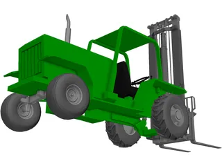 Forklift 3D Model