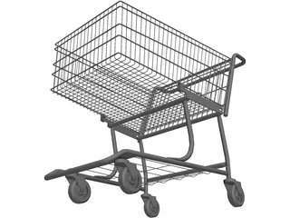 Shopping Cart 3D Model