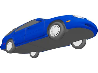 Mercury Sable Wagon (1996) 3D Model