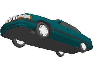 Cadillac DeVille (1994) 3D Model