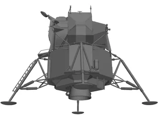 Apollo Lunar Lander 3D Model