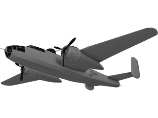 B-25 3D Model