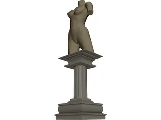 Greek Woman 3D Model