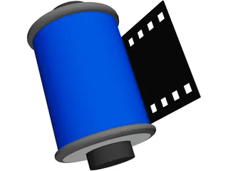 Film Roll 3D Model