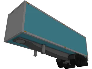 Trailer Box 3D Model