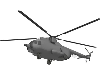 Mil Mi-8 Hip 3D Model