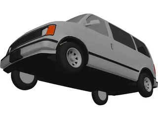 Chevrolet Astro Van (1986) 3D Model