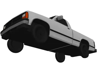 Dodge Dakota (1988) 3D Model