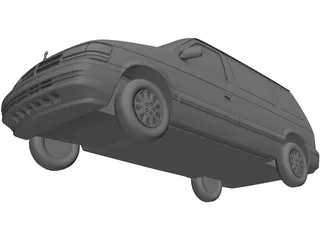 Dodge Caravan (1991) 3D Model