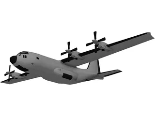 Lockheed C-130 Hercules 3D Model