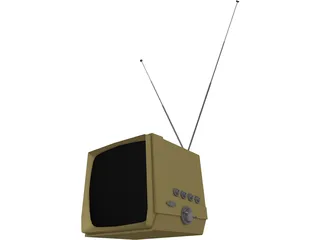 Television Vintage 3D Model